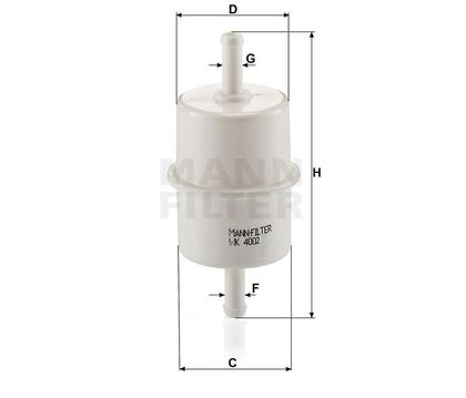 filter paliva mann WK 4002