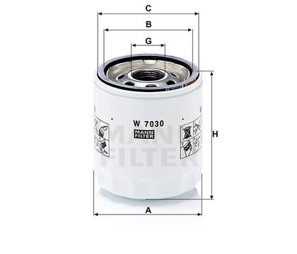 filter olejový mann W 7030