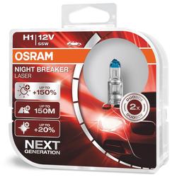 Osram Night Breaker Laser H1 +150% 12V 55W 2ks/balenie