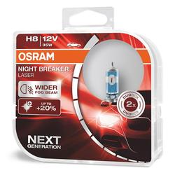 Osram NIght Breaker Laser H8 12V 35W  PGJ19-1 +150% 2ks/balenie