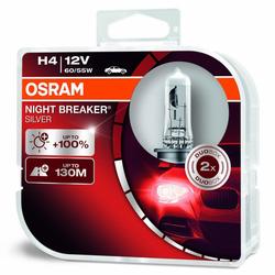 Osram H4 12V 60/55W NIGHT BREAKER SILVER box