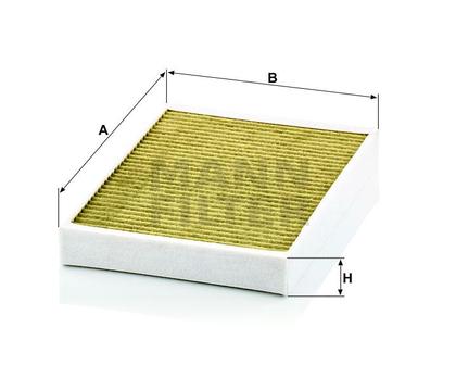 filter peľový mann FP 2733 biofunkčný Frecious Plus