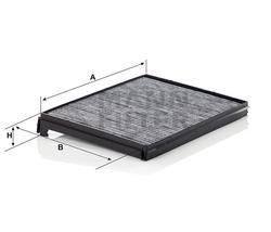 filter peľový mann CUK 33001