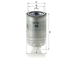 filter paliva mann WK 8034