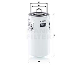 filter olejový mann W 935/2