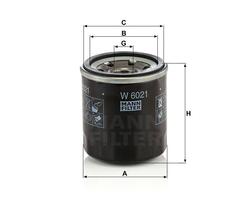 filter olejový mann W 6021