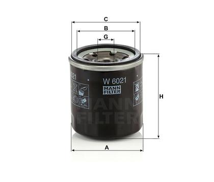 filter olejový mann W 6021