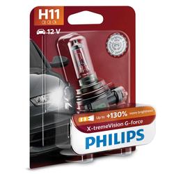 Philips H11 12V 55W PGJ19-2 X-treme Vision G-force +130%