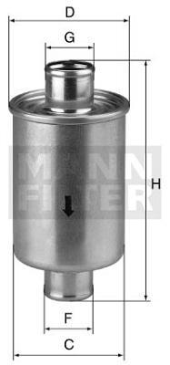 filter olejový mann W 76/1