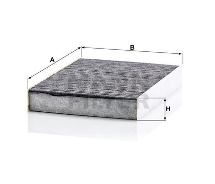 filter peľový mann CUK 25003 s aktívnym uhlím