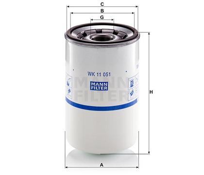 filter paliva mann WK 11051