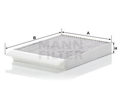 filter peľový mann CUK 30012 s aktívnym uhlím