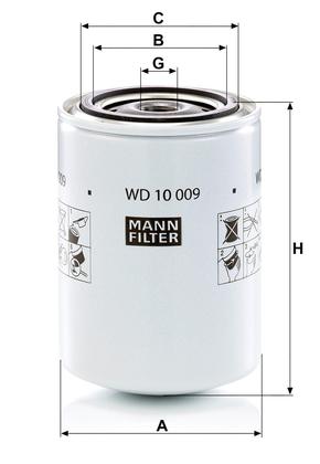 filter olejový mann WD 10009