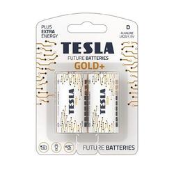 TESLA GOLD+ D Alkaline 2ks blister