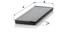 filter peľový mann CUK 37001