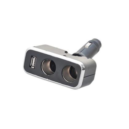 Autozapaľovač - Rozdvojka s USB sklopná