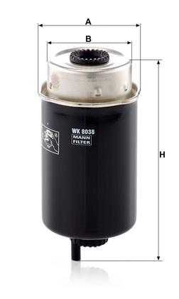 filter paliva mann WK 8038