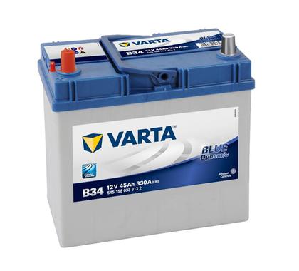 VARTA BLUE Dynamic 12V 45Ah 330A Asia ľavá