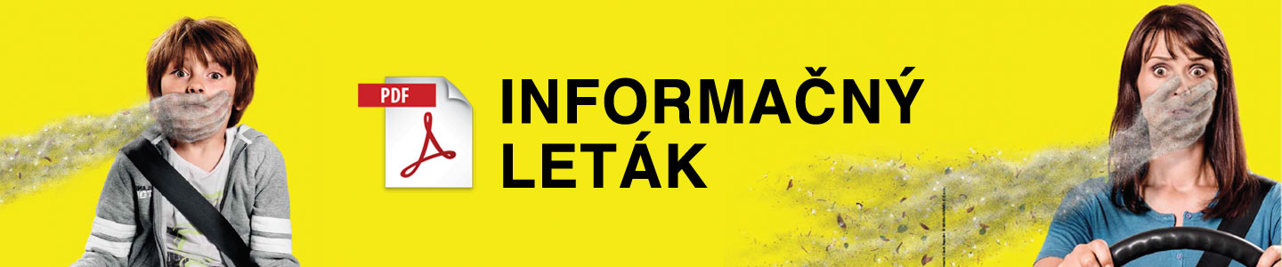 Informačný leták Biofunkčné kabínové filtre MANN FILTER