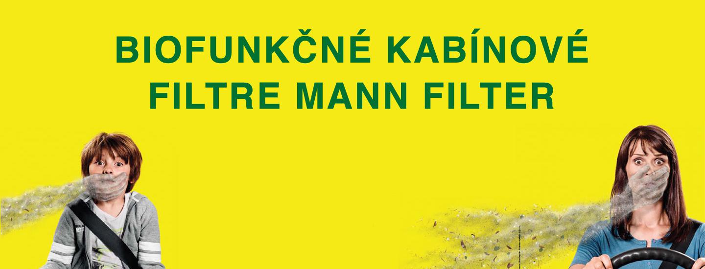 Biofunkčné kabínové filtre MANN FILTER